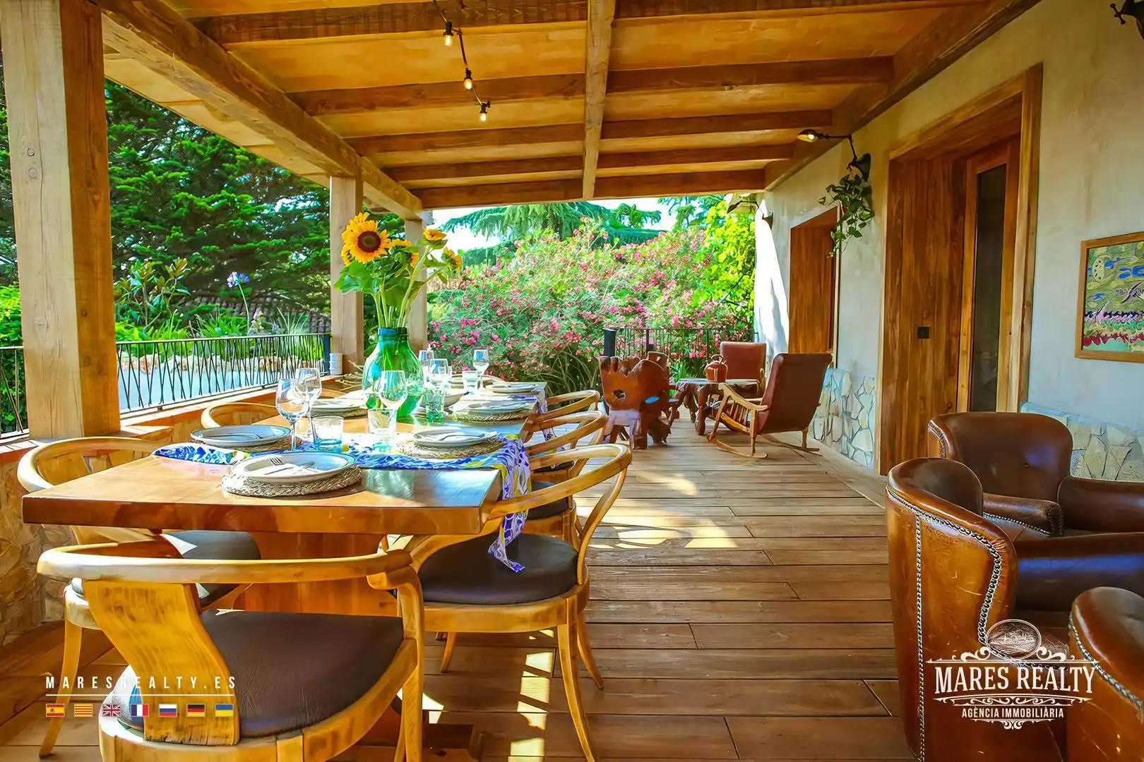 Terrasse von Country house zum Verkauf in Vidreres mit Heizung, Privatgarten und Abstellraum