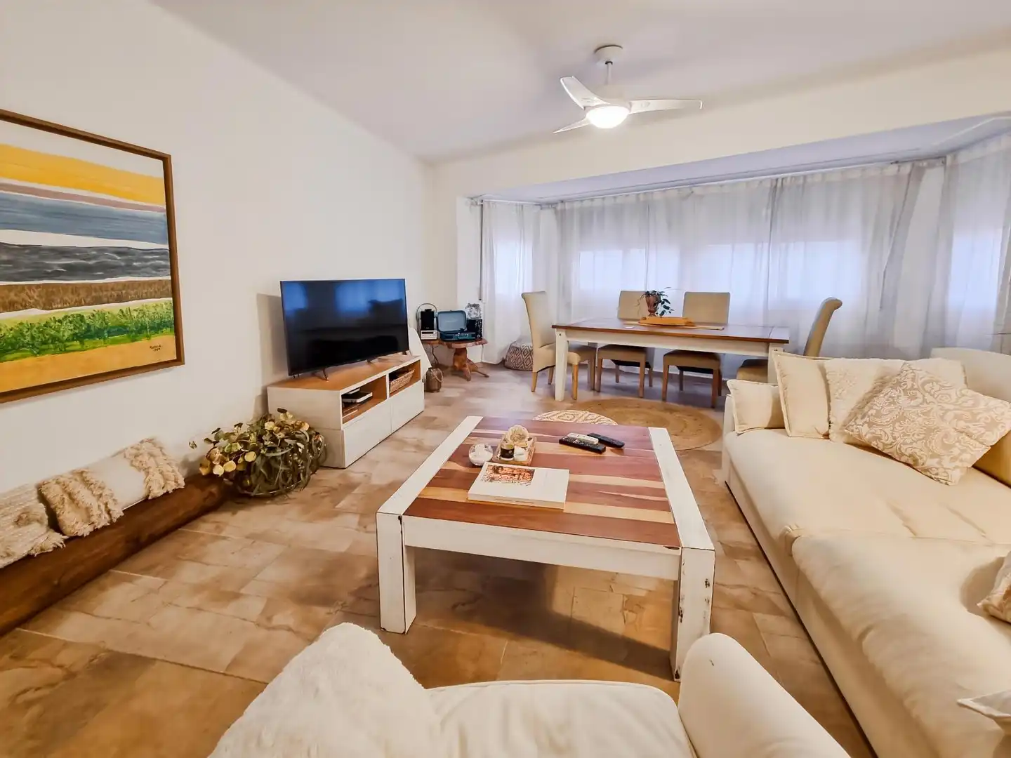 Sala de estar de Piso en venta en Mataró con Aire acondicionado y Calefacción