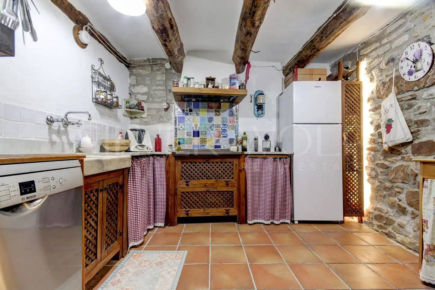 Cocina de Casa adosada en venta en Les Piles con Aire acondicionado y Alarma