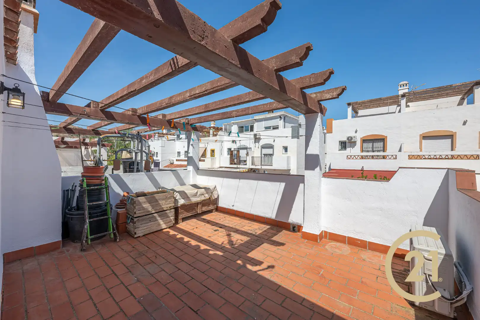 Terrassa de Casa adosada en venda en Marbella amb Aire condicionat, Jardí privat i Terrassa