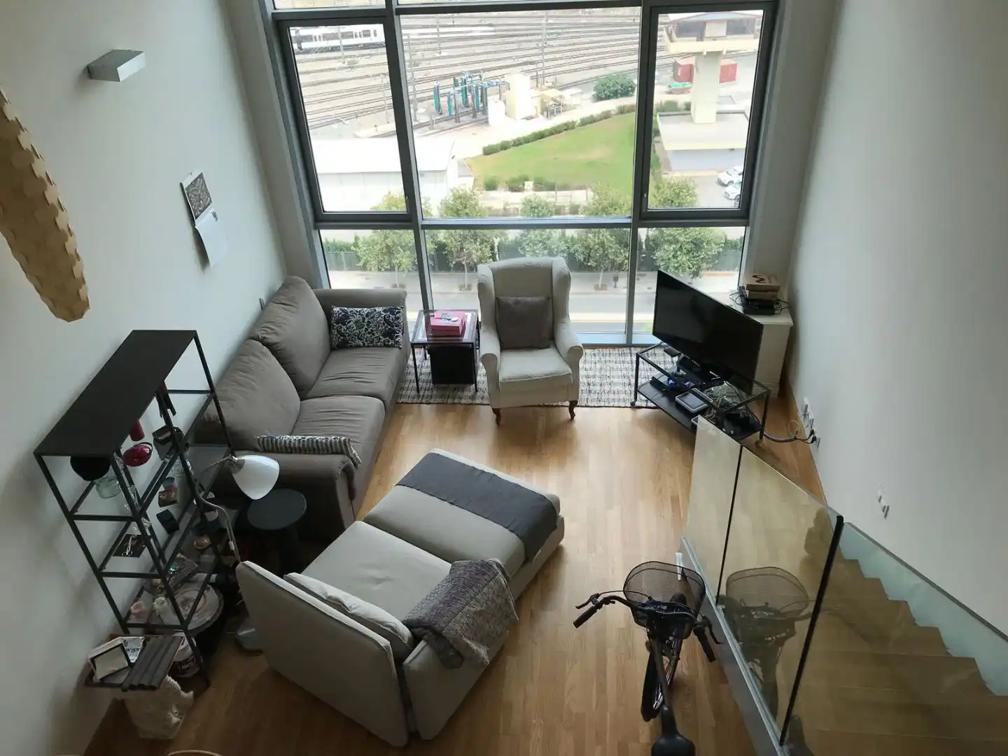Wohnzimmer von Loft zur Miete in  Valencia Capital mit Klimaanlage