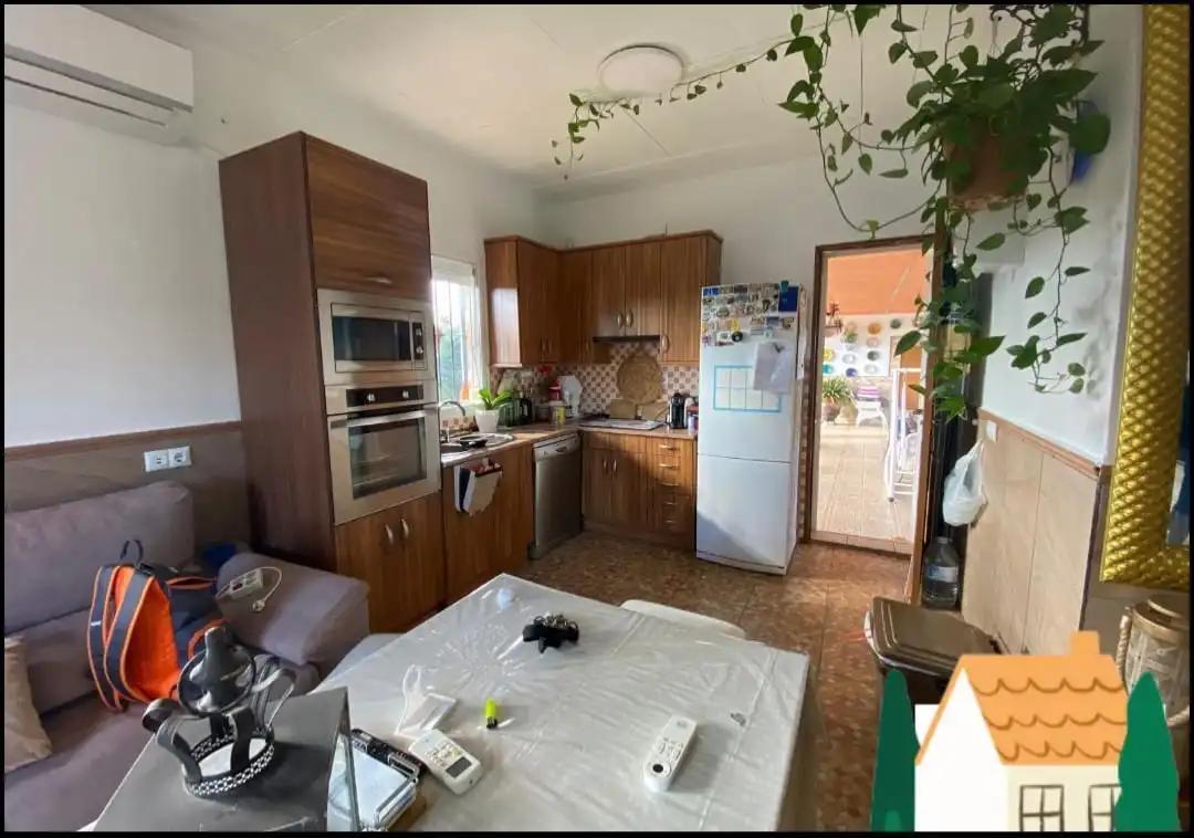 Cocina de Finca rústica en venta en Mérida con Piscina y Piscina comunitaria