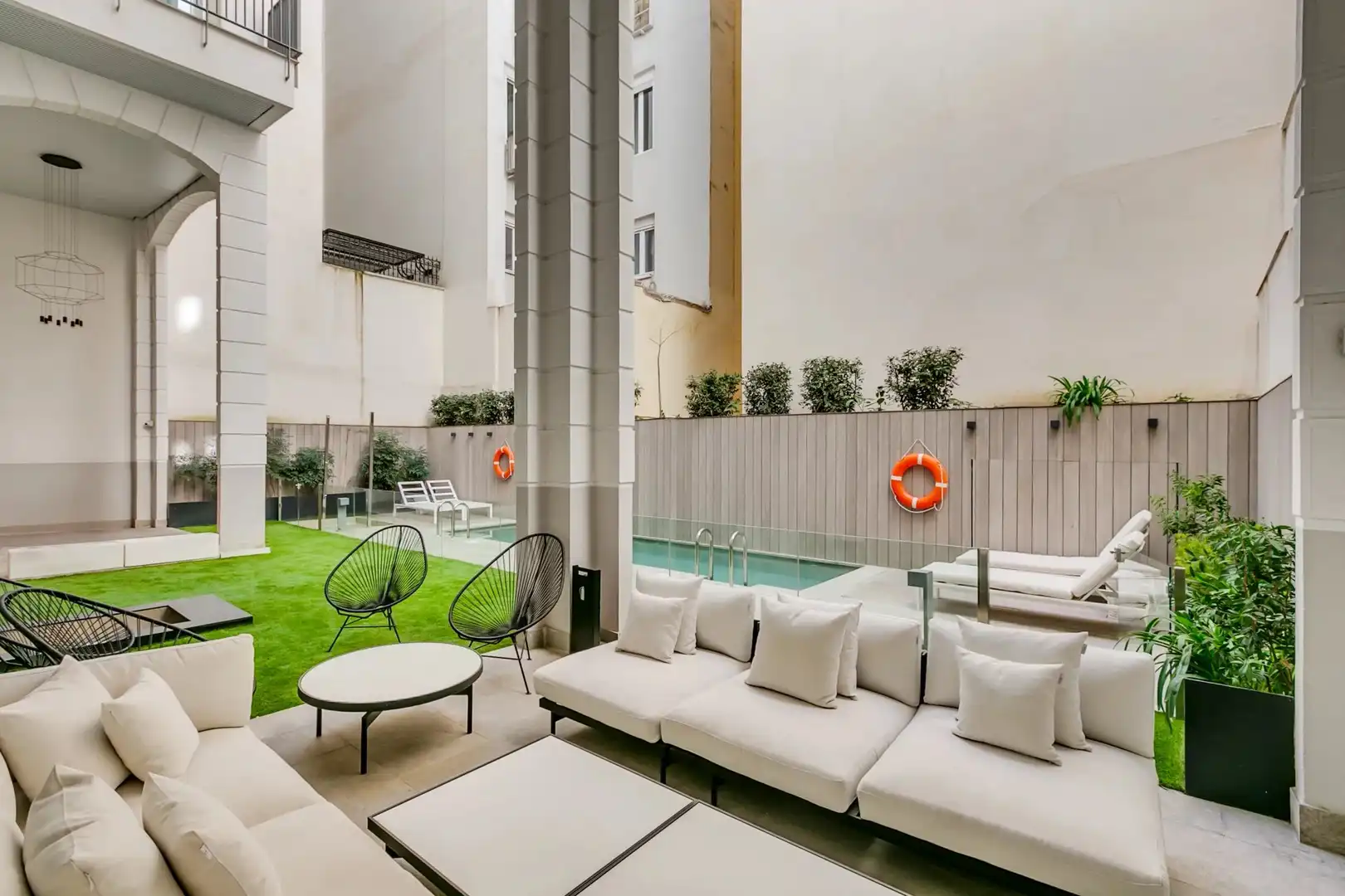 Terrace of Flat for rent in Madrid  with Air Conditioner, Heating and Storage room