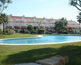 Garden of Single-family semi-detached to rent in El Portil  with Air Conditioner, Private garden and Parquet flooring
