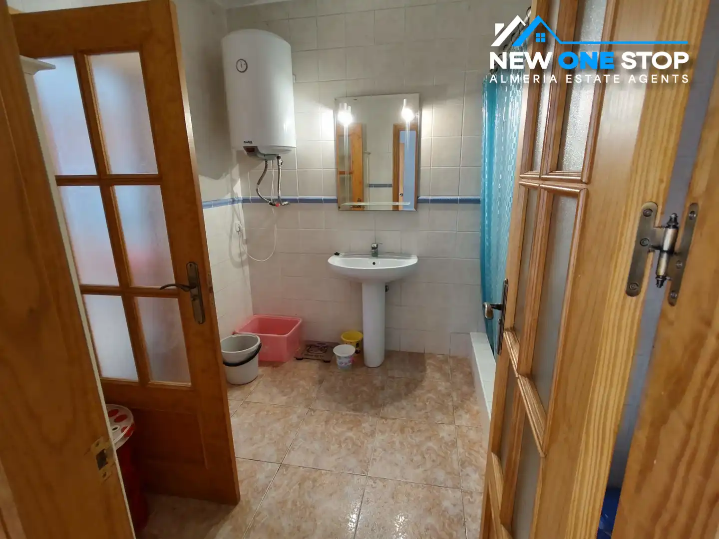Baño de Casa o chalet en venta en Mojácar con Aire acondicionado, Jardín privado y Terraza