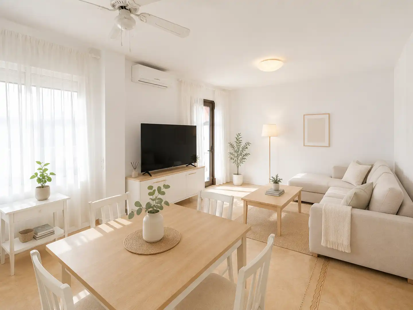 Sala de estar de Piso en venta en Alicante / Alacant con Balcón