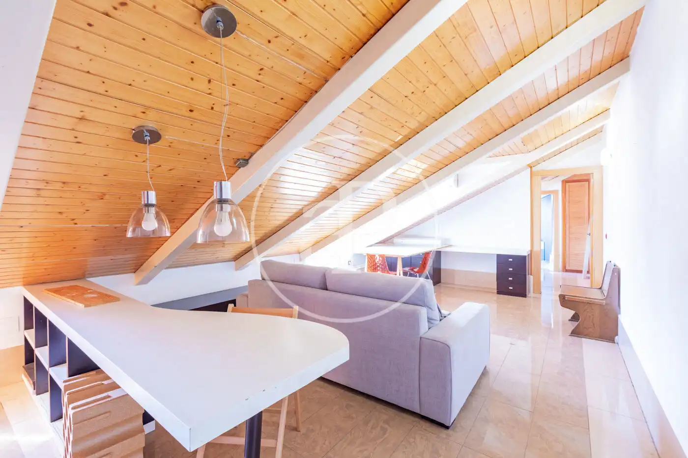 Wohnzimmer von Wohnung zum Verkauf in Madrid mit Klimaanlage, Heizung und Möbliert