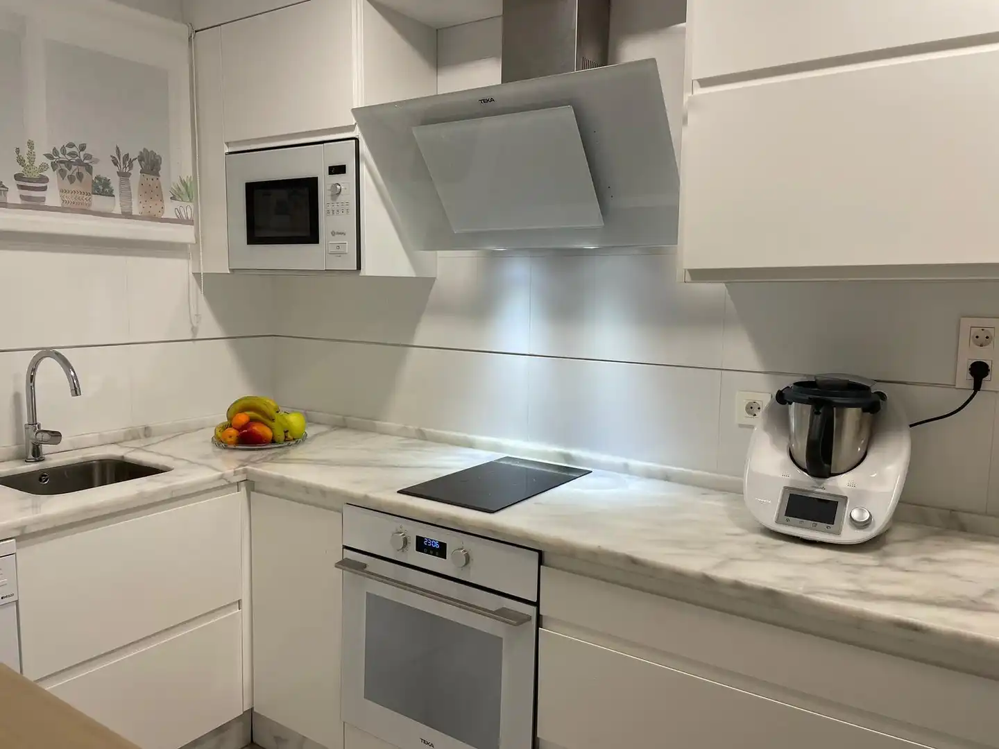 Kitchen of Flat for sale in El Portil  with Terrace, Furnished and Balcony