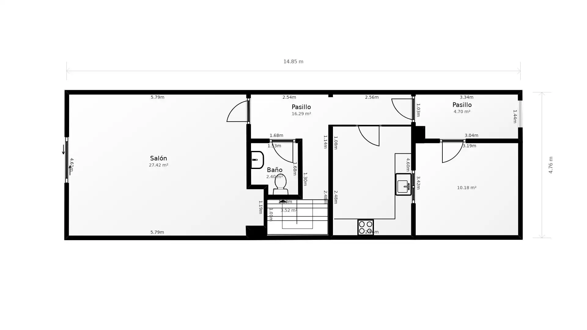 Einfamilien-Reihenhaus zum Verkauf in Alcalà de Xivert mit Klimaanlage, Privatgarten und Terrasse