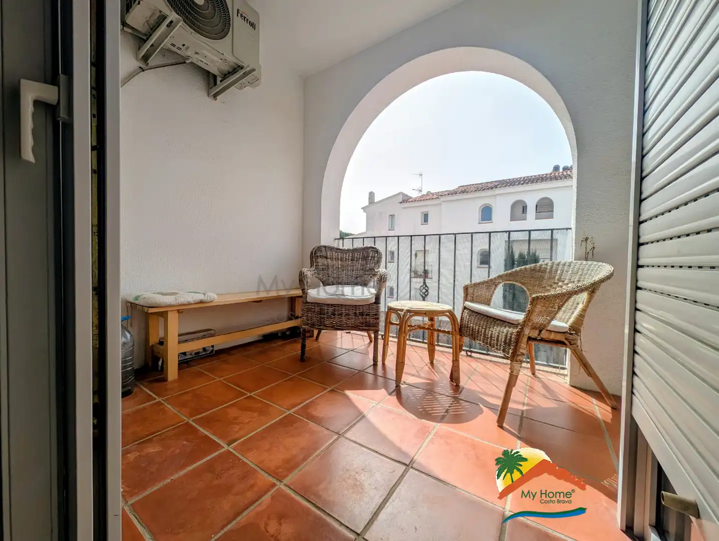 Balcony of Apartments for sale in Lloret de Mar  with Air Conditioner, Heating and Terrace