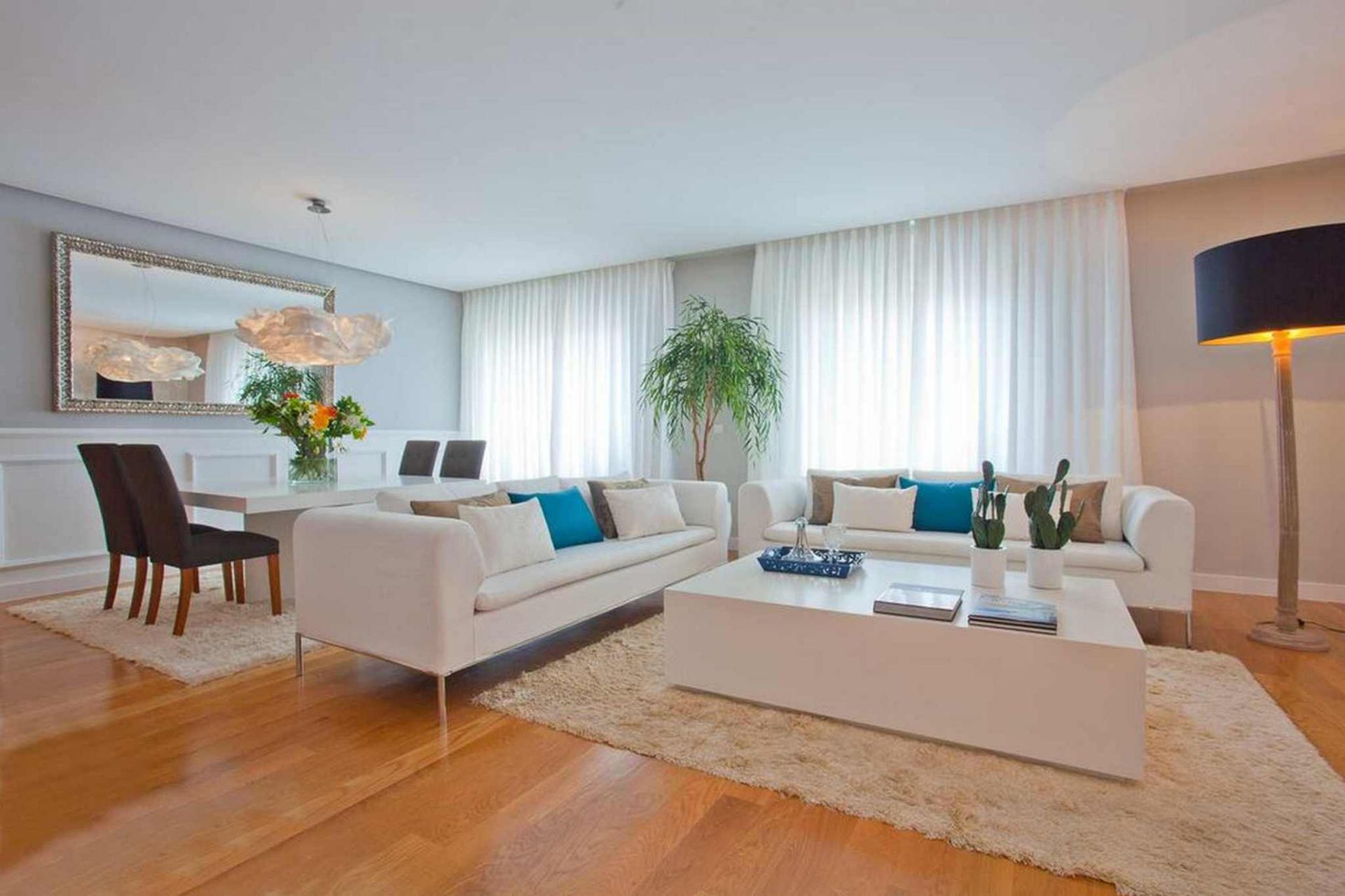 Sala d'estar de Pis de lloguer en Gavà amb Aire condicionat, Moblat i TV