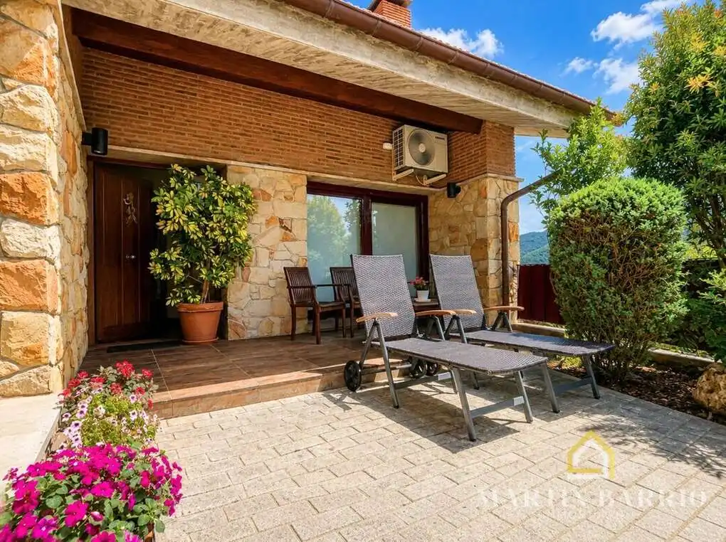 Terraza de Casa o chalet en venta en Muskiz con Aire acondicionado, Calefacción y Jardín privado