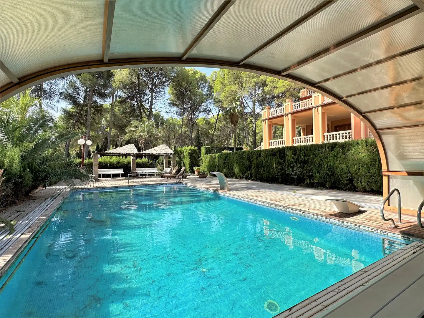 Swimming pool of Houses for sale in Náquera  with Air Conditioner, Heating and Private garden