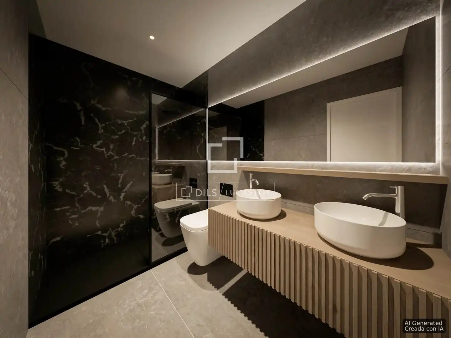 Baño de Casa o chalet en venta en  Palma de Mallorca con Aire acondicionado, Calefacción y Jardín privado