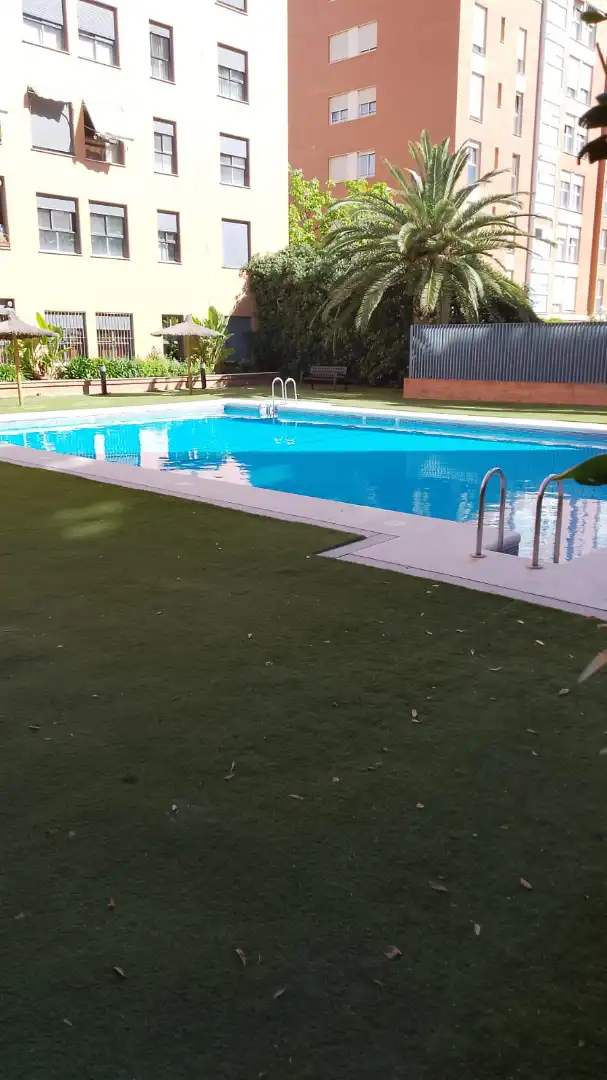 Piscina de Piso en venta en Valencia con Jardín privado, Parquet y Horno