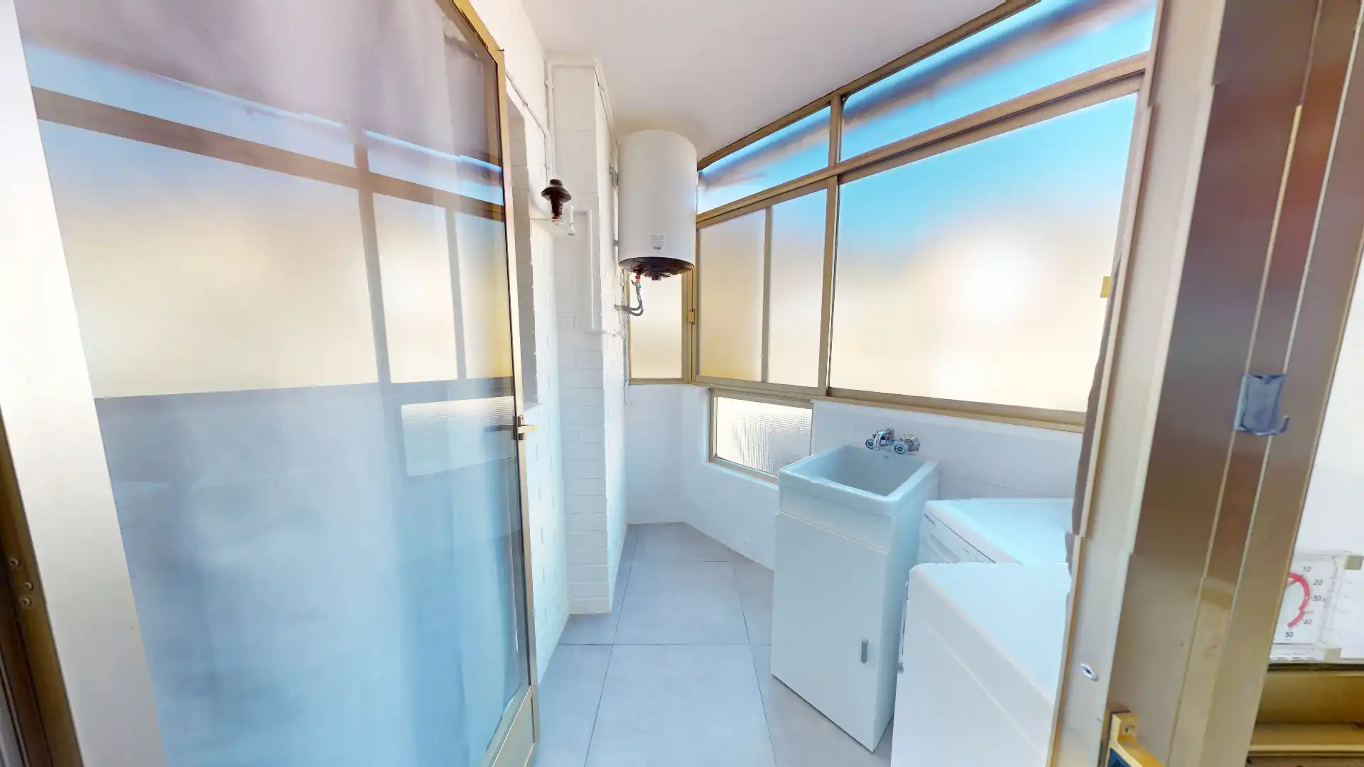 Badezimmer von Wohnung zum Verkauf in Jijona / Xixona mit Klimaanlage, Heizung und Terrasse