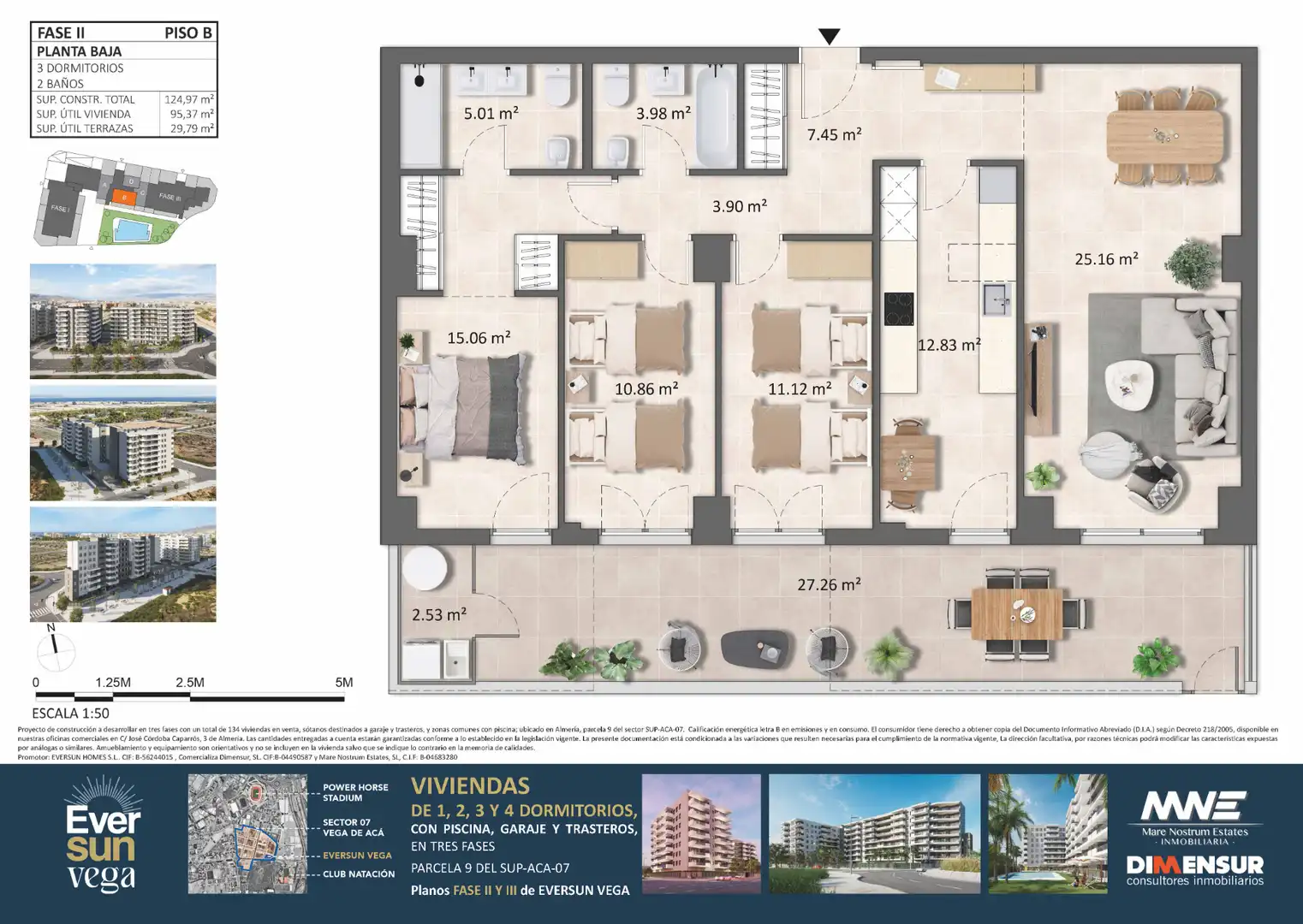 Wohnung zum Verkauf in Poligono Sup, 115, Nueva Almería - Cortijo Grande - Vega de Acá