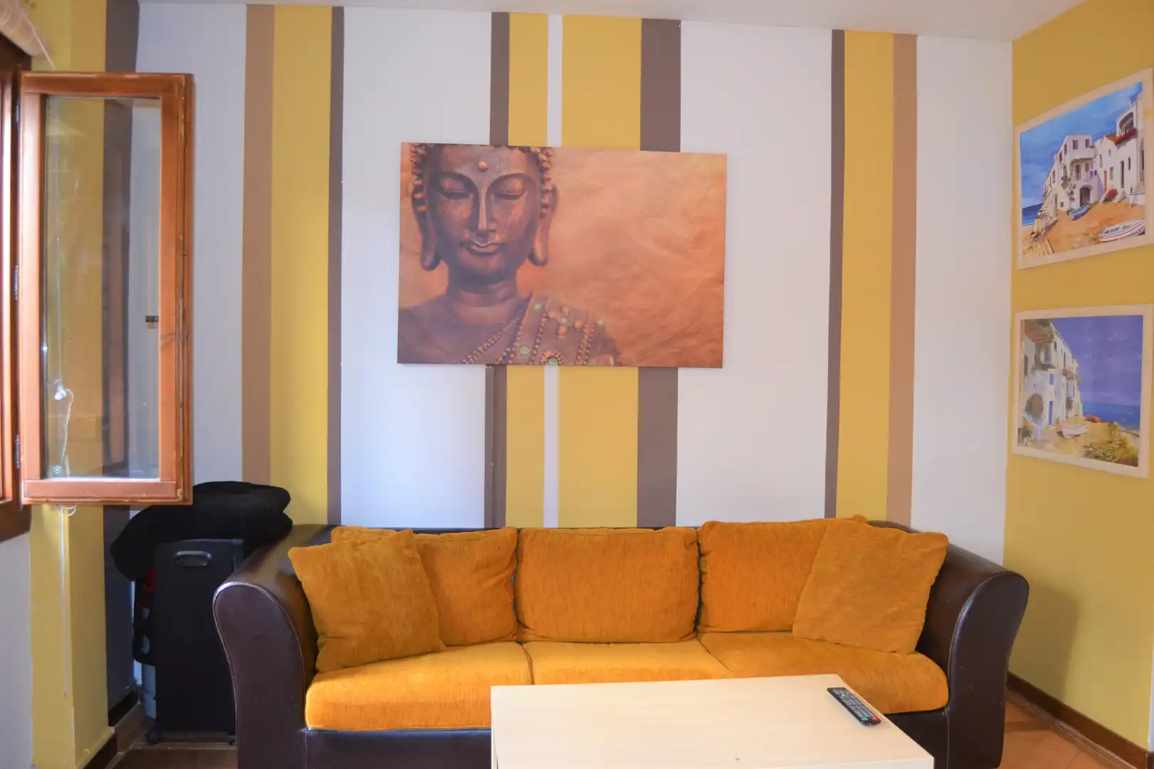 Living room of Houses for sale in Jaca  with Terrace, Furnished and Oven