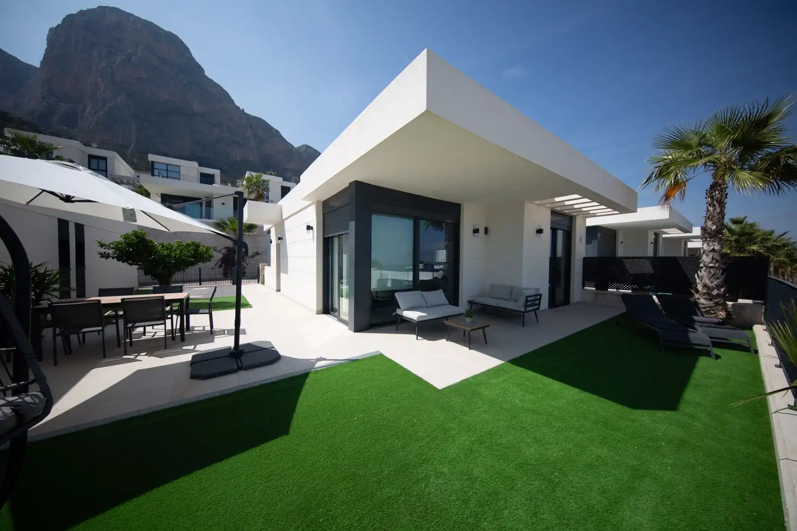 Terraza de Casa o chalet de alquiler en Polop con Aire acondicionado, Calefacción y Jardín privado