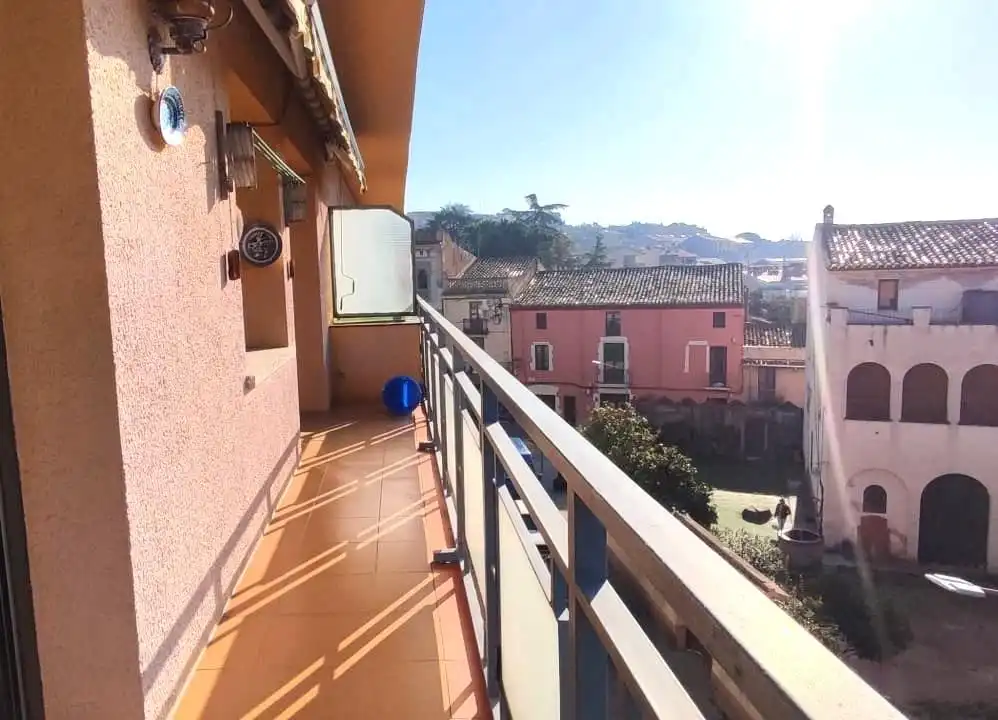 Terrasse von Wohnung zum Verkauf in Sentmenat mit Heizung und Balkon