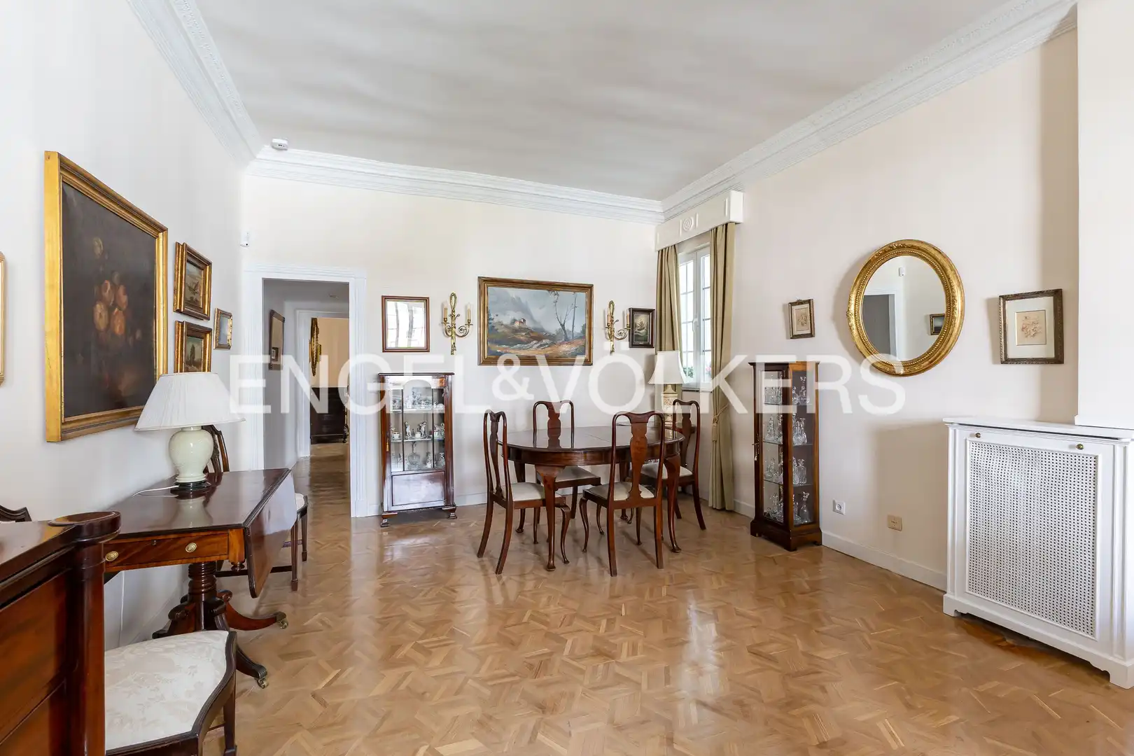 Esszimmer von Wohnung zum Verkauf in  Madrid Capital mit Klimaanlage, Heizung und Parkett