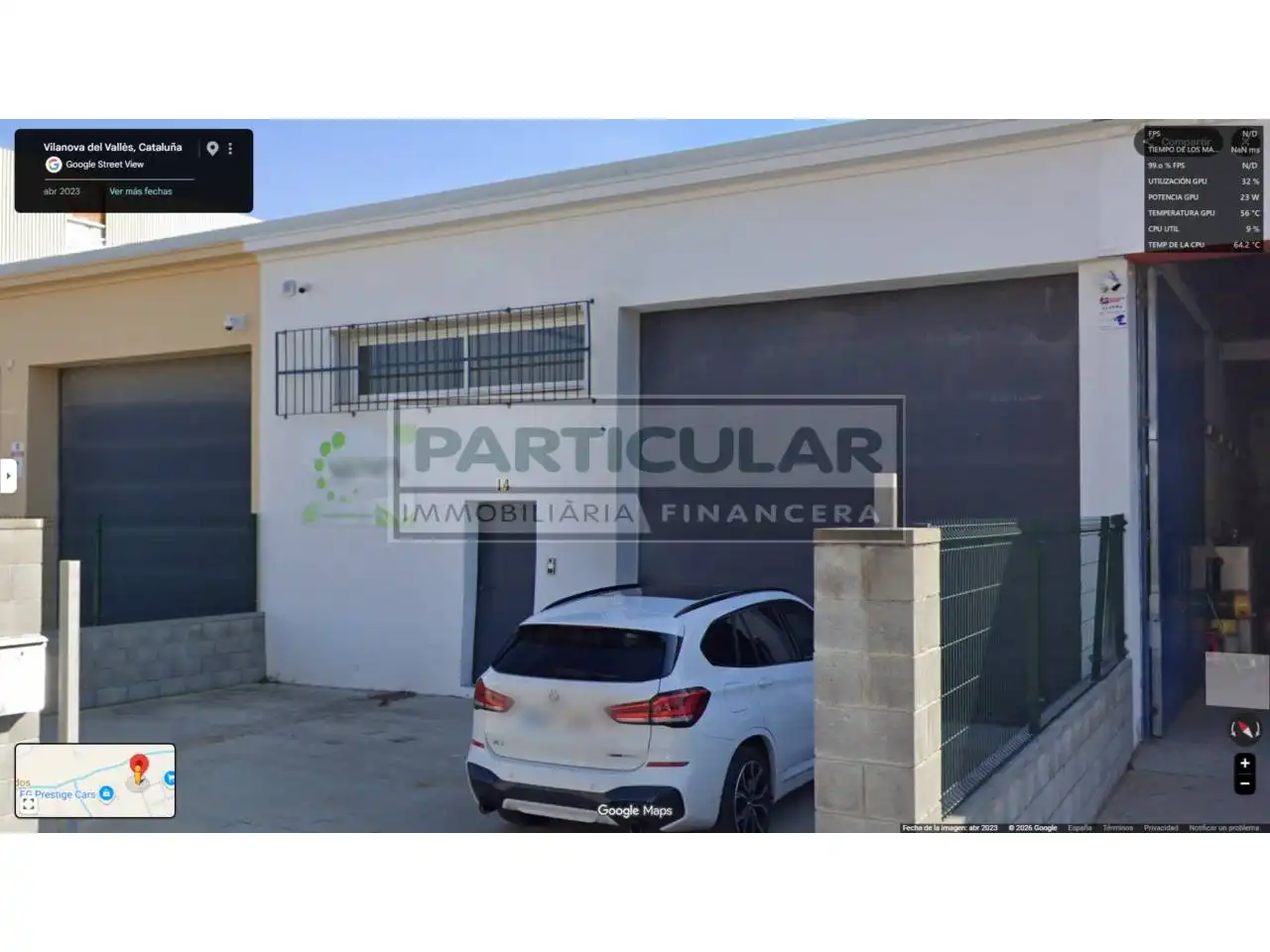 Parkplatz von Fabrikhallen zur Miete in Vilanova del Vallès mit Alarm