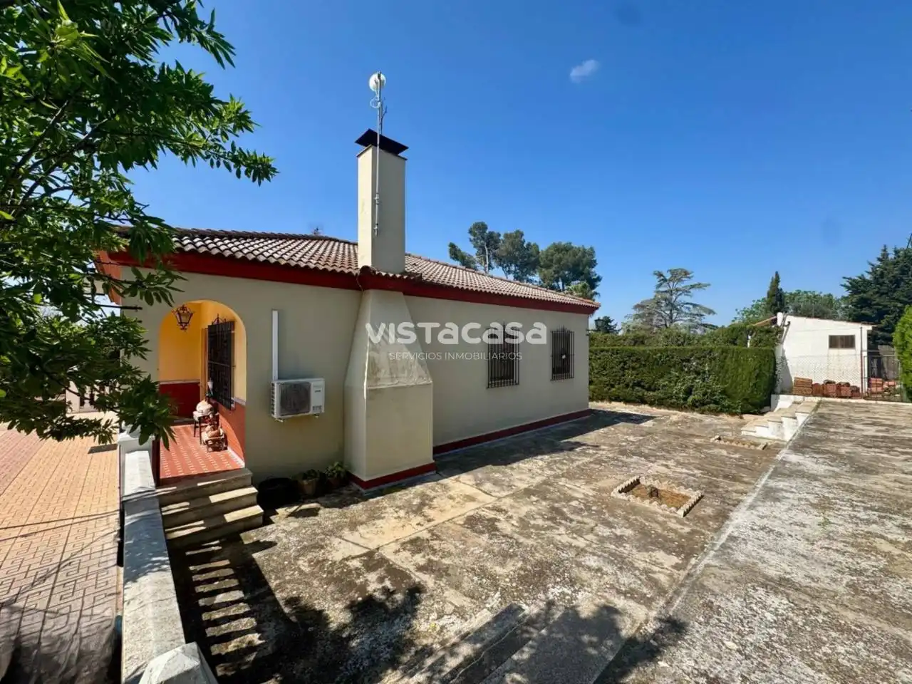 Außenansicht von Country house zum Verkauf in Mairena del Alcor mit Heizung, Privatgarten und Terrasse
