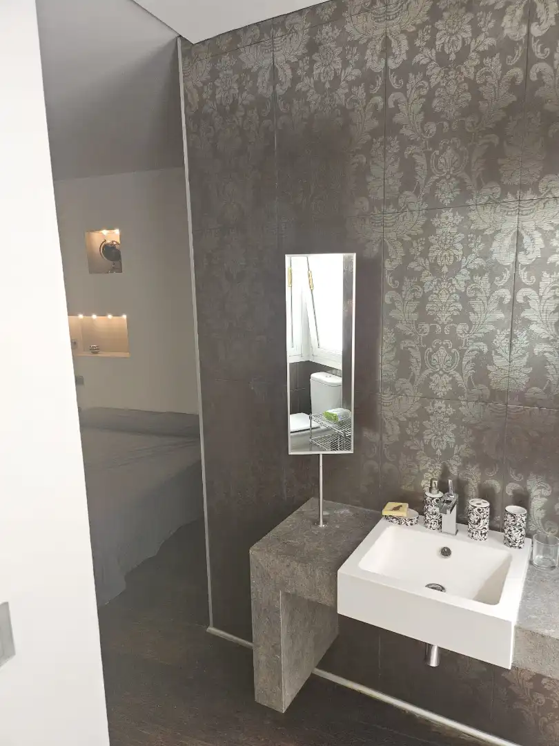 Bathroom of Flat for rent in Zaragoza  with Heating, Parquet flooring and Furnished