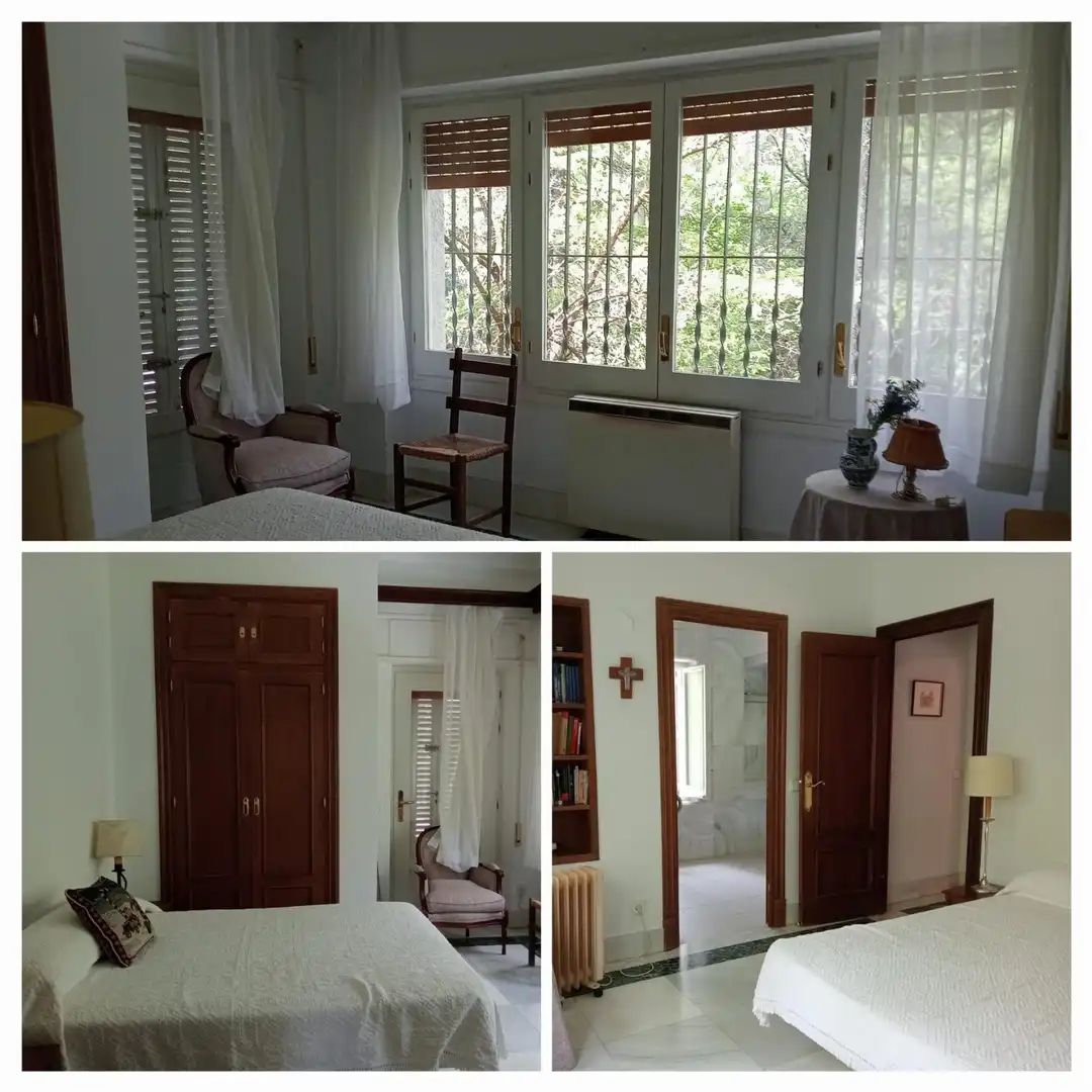 Bedroom of Houses for sale in San Lorenzo de El Escorial  with Terrace, Storage room and Swimming Pool