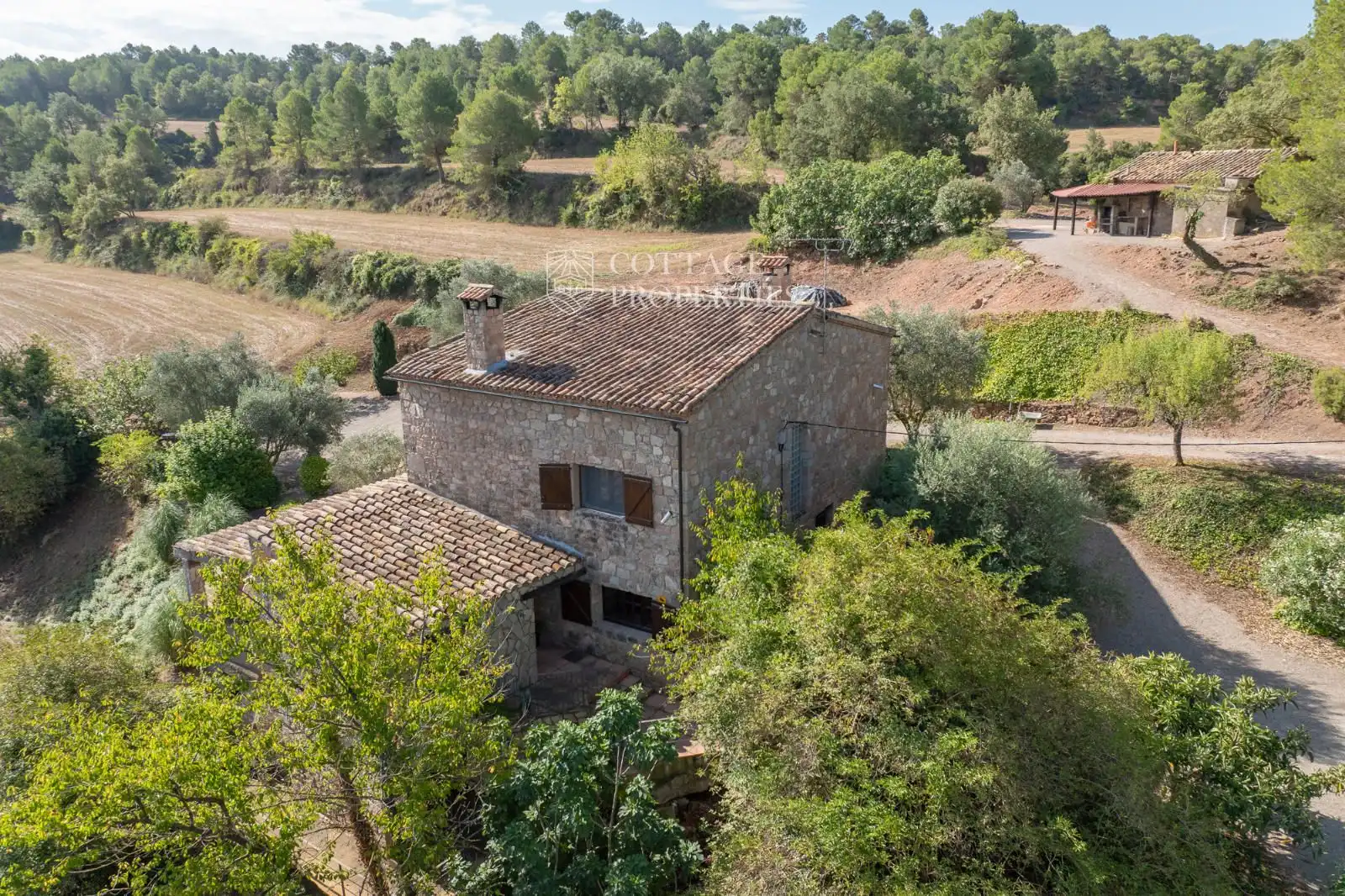 Vista exterior de Finca rústica en venta en Aguilar de Segarra con Calefacción