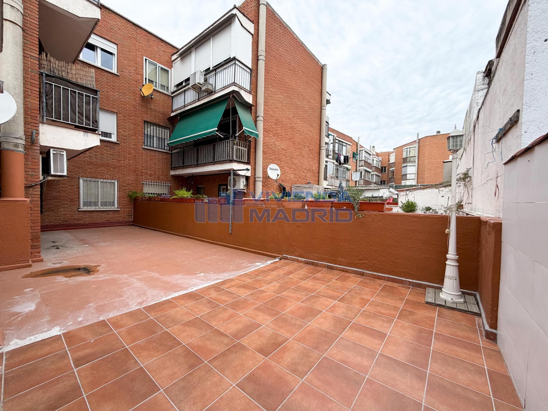 Terrace of Flat for sale in  Madrid Capital  with Air Conditioner and Storage room