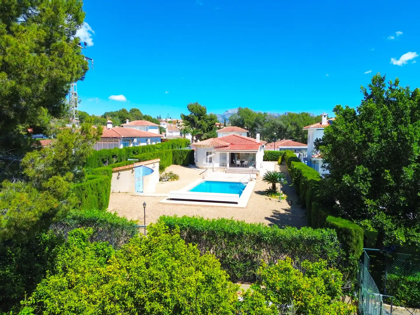 Vista exterior de Casa o chalet en venta en La Nucia