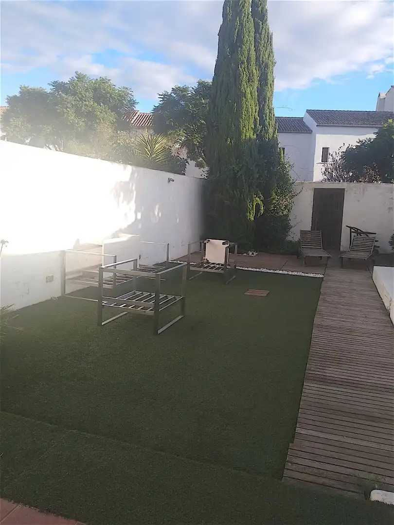 Terraza de Casa adosada en venta en Dénia con Jardín privado y Piscina