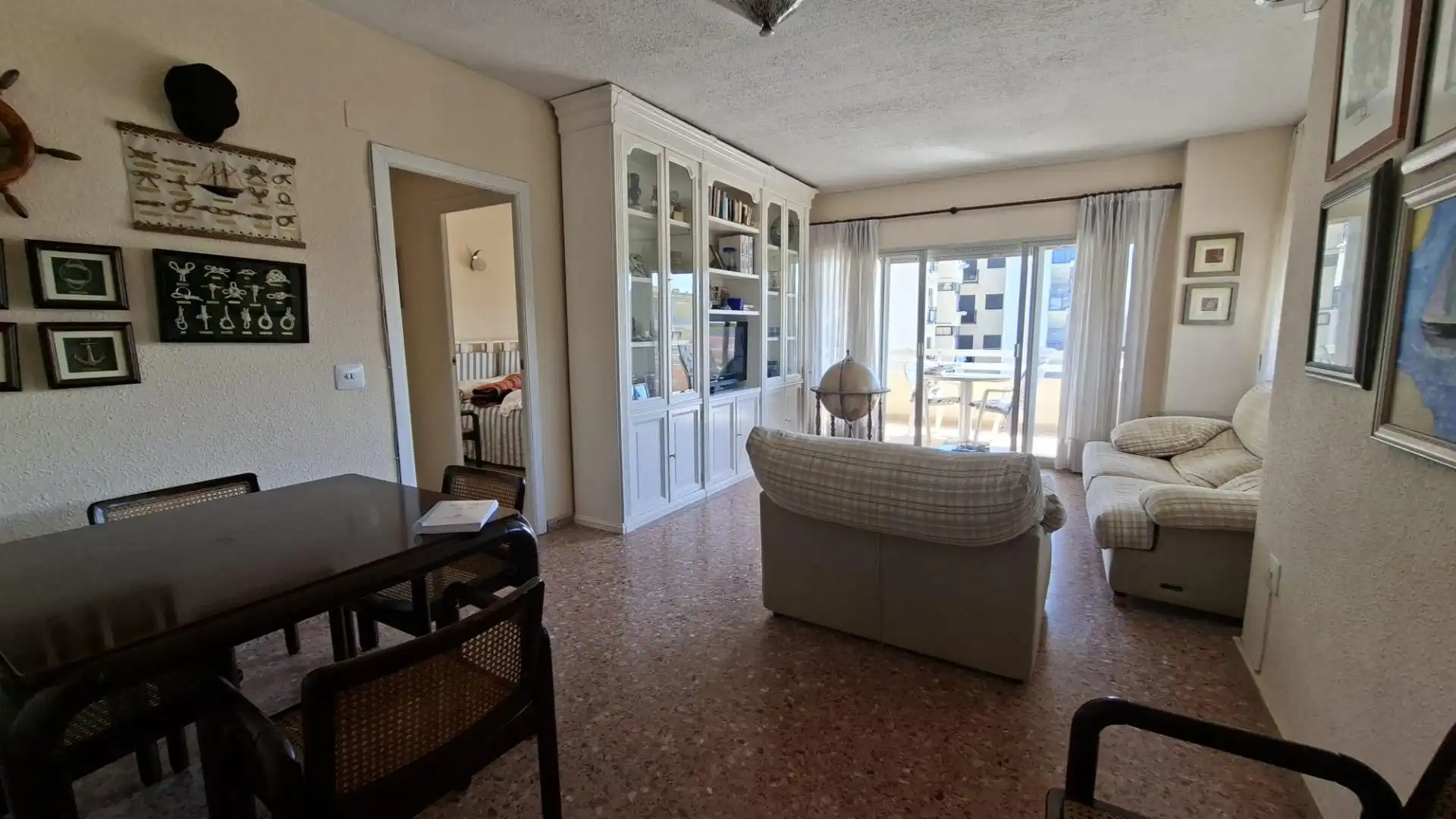 Sala de estar de Apartamento en venta en Daimús con Aire acondicionado y Terraza