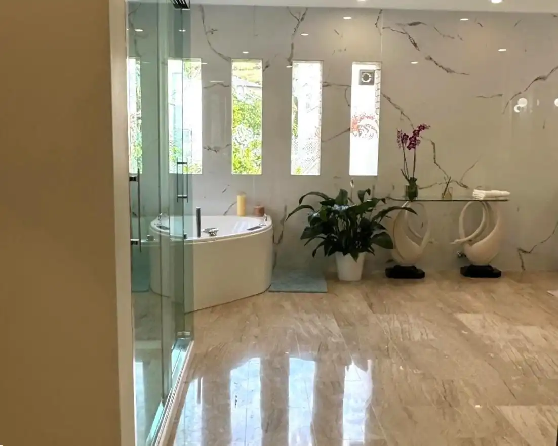 Baño de Casa o chalet en venta en Badalona con Aire acondicionado, Calefacción y Jardín privado