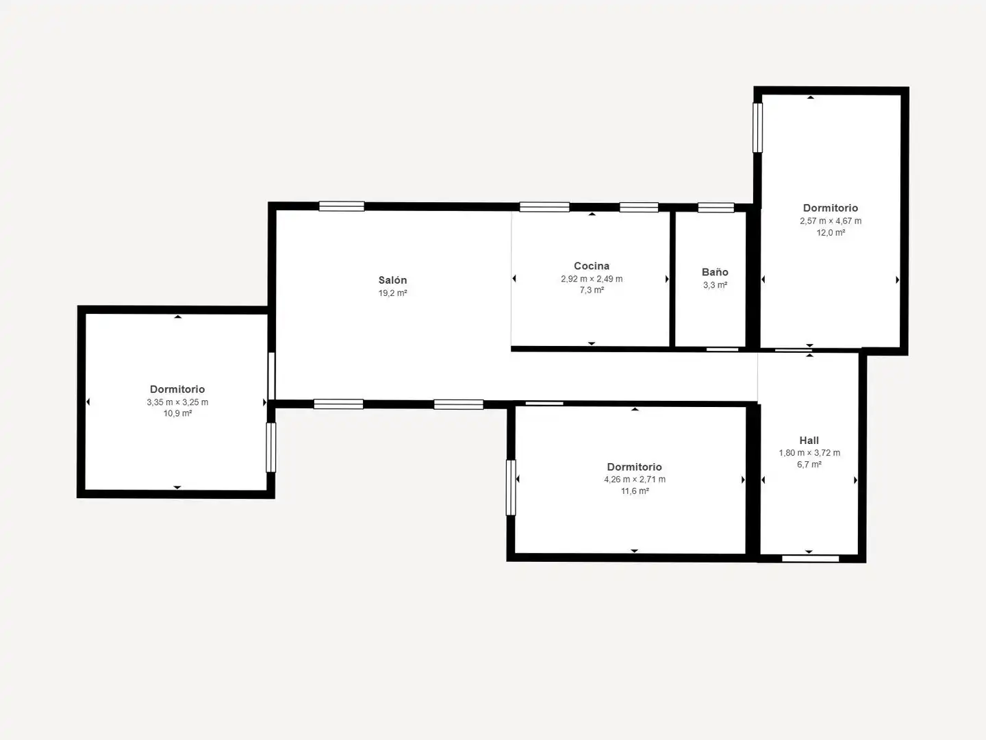 Flat for sale in Madrid  with Heating
