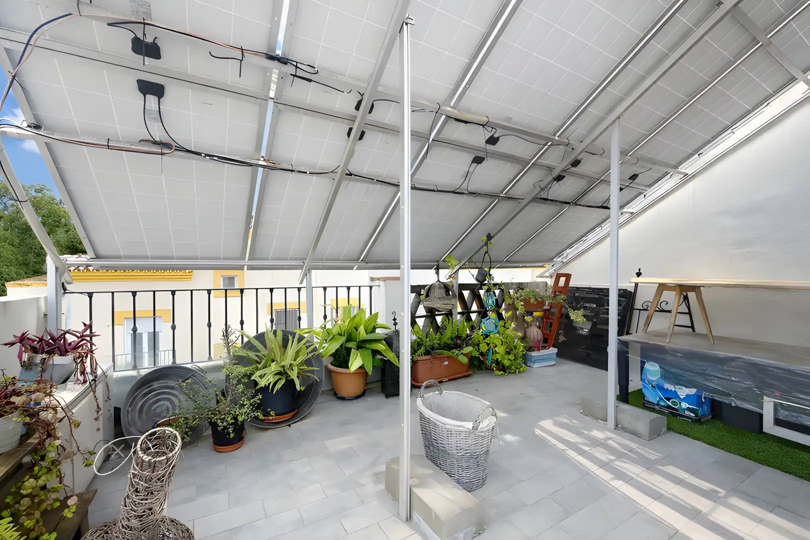 Terrassa de Casa adosada en venda en Estepona amb Aire condicionat, Jardí privat i Terrassa