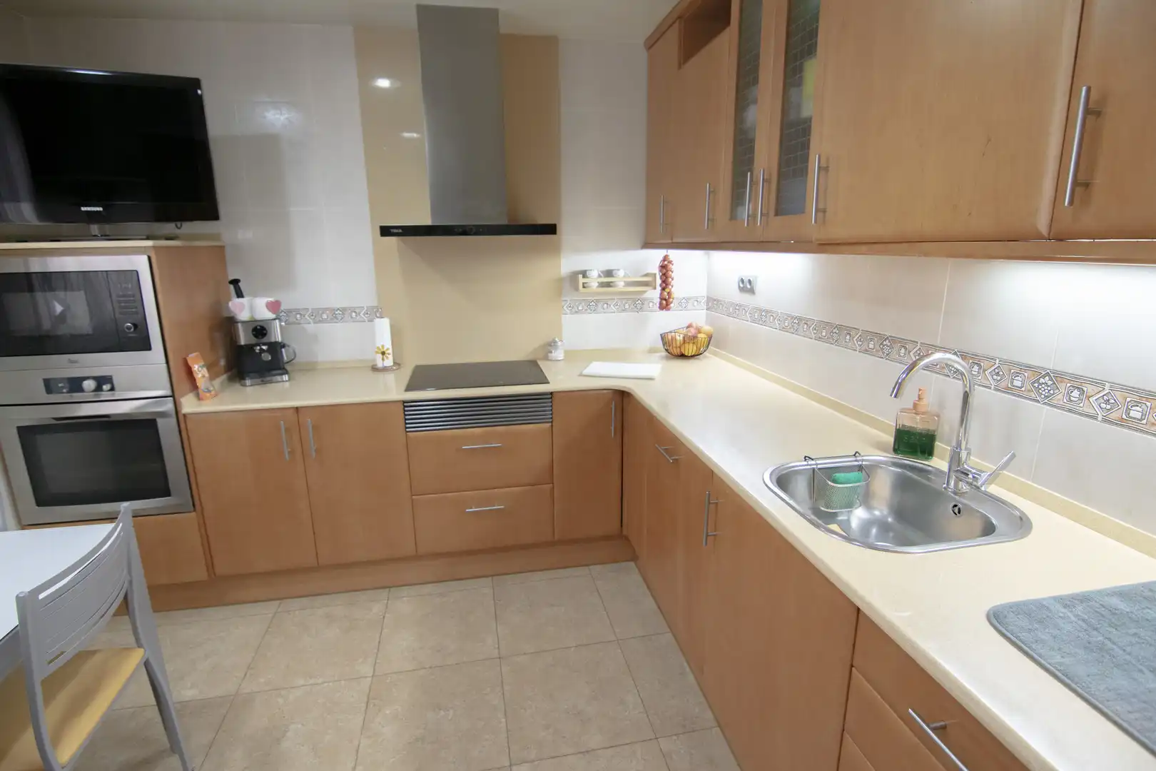 Cocina de Casa o chalet en venta en Barcelona con Aire acondicionado, Calefacción y Parquet