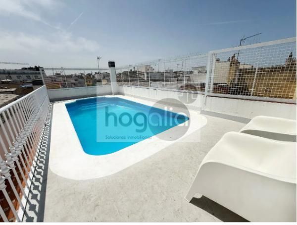 Swimming pool of Flat to rent in  Sevilla Capital  with Air Conditioner, Swimming Pool and Furnished