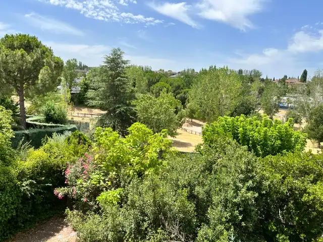 Jardí de Casa o xalet en venda en Las Rozas de Madrid amb Calefacció, Jardí privat i Parquet