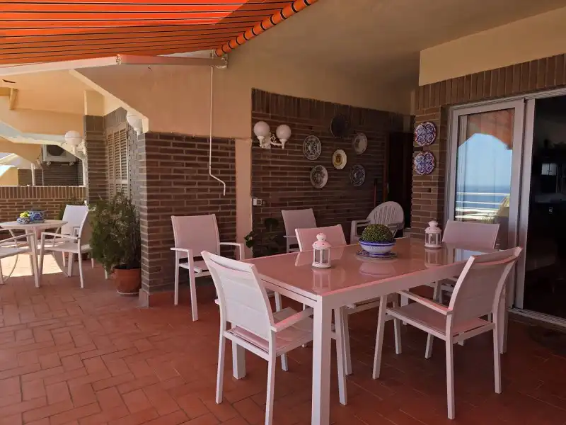 Terrasse von Wohnungen zum Verkauf in Cullera mit Klimaanlage, Heizung und Parkett