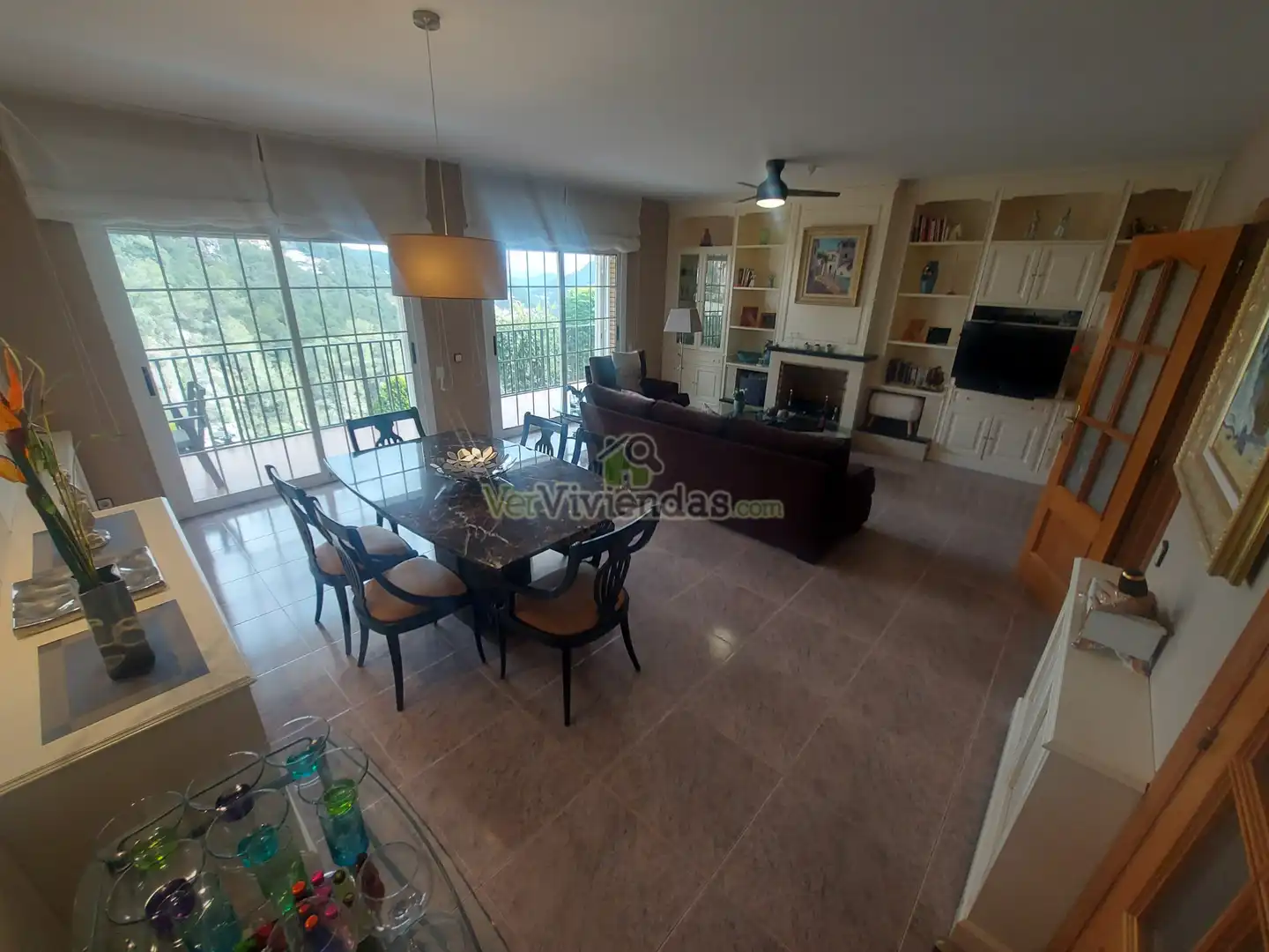 Comedor de Casa o chalet en venta en Vallirana con Calefacción, Jardín privado y Terraza