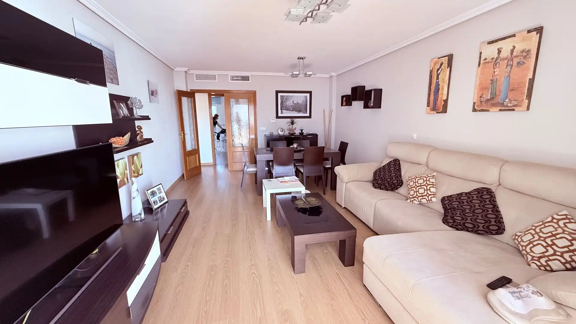 Living room of Flat for sale in La Nucia  with Air Conditioner, Heating and Terrace