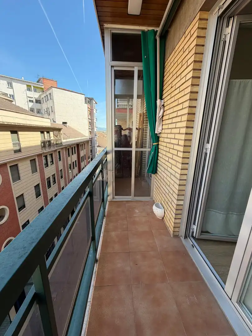 Balcony of Flat for rent in  Logroño  with Heating, Terrace and Furnished