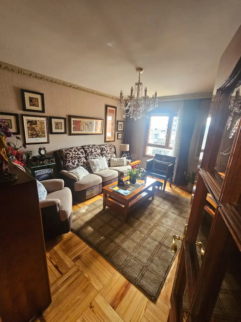 Sala de estar de Piso en venta en Bilbao  con Amueblado