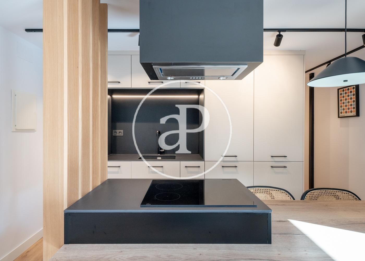 Kitchen of Duplex for sale in  Madrid Capital  with Air Conditioner, Heating and Furnished