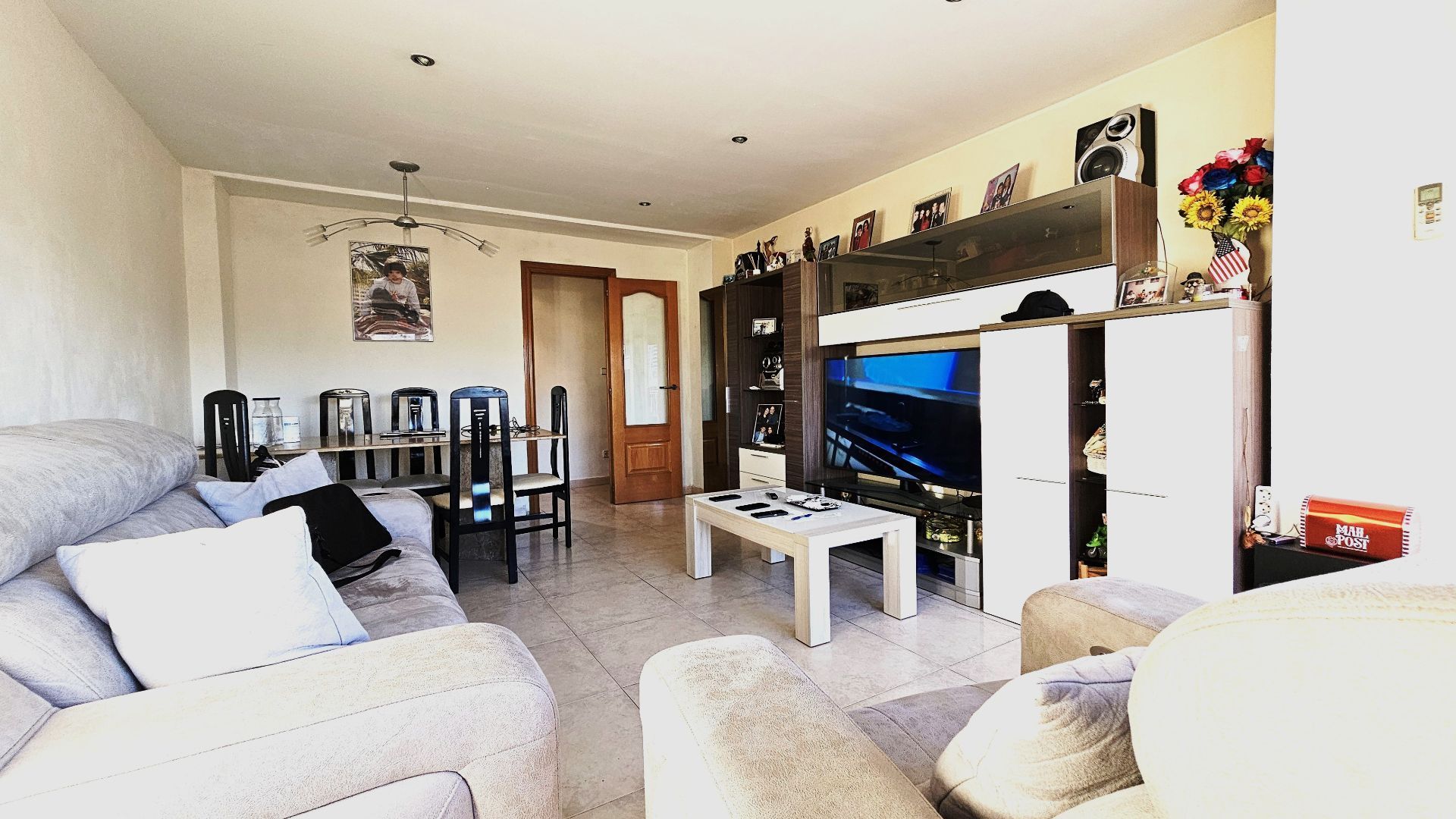 Living room of Flat for sale in  Valencia Capital  with Air Conditioner and Heating