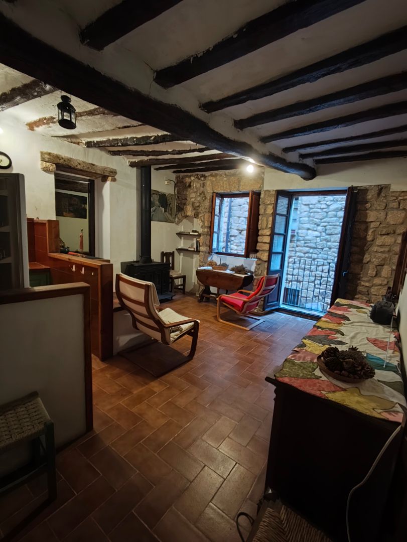 Living room of House or chalet for sale in El Vilosell  with Terrace, Furnished and Balcony