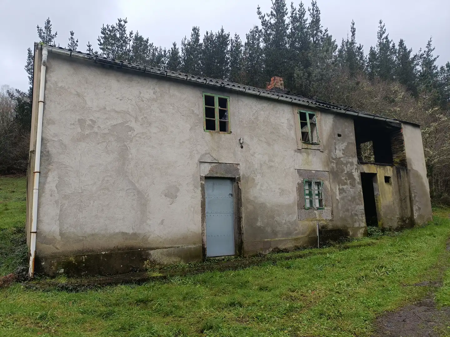Vista exterior de Casa o chalet en venta en Guitiriz con Jardín privado y Trastero