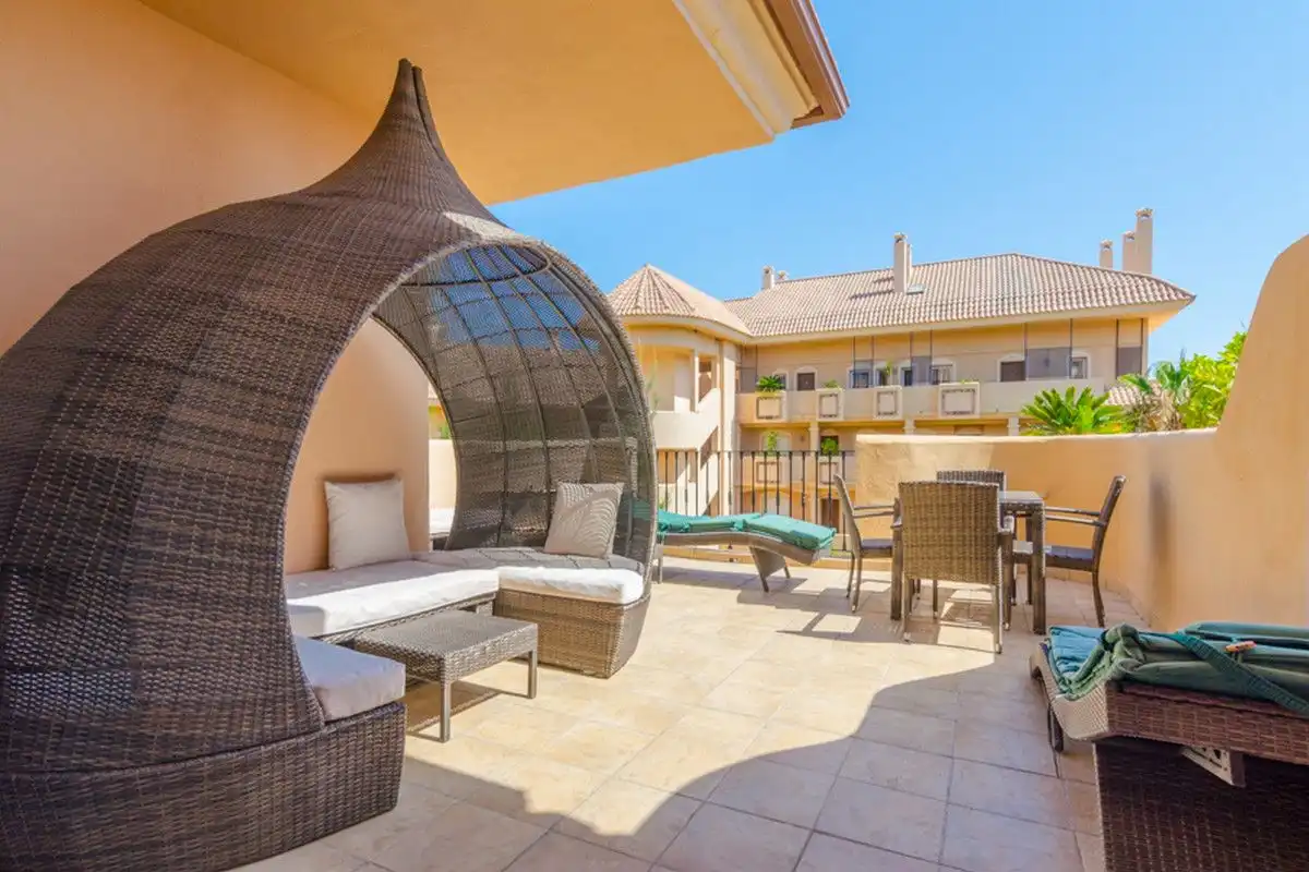 Terrassa de Apartament en venda en Marbella amb Aire condicionat, Calefacció i Parquet